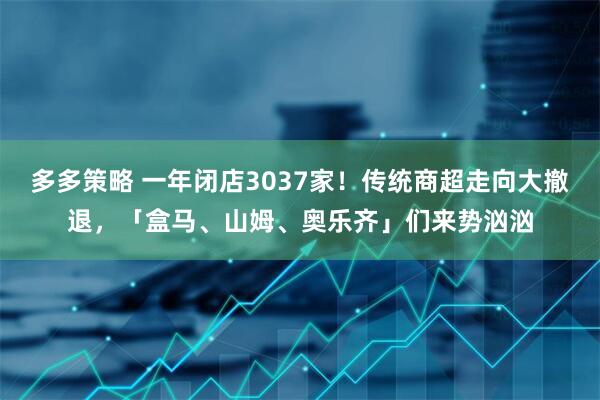 多多策略 一年闭店3037家！传统商超走向大撤退，「盒马、山姆、奥乐齐」们来势汹汹