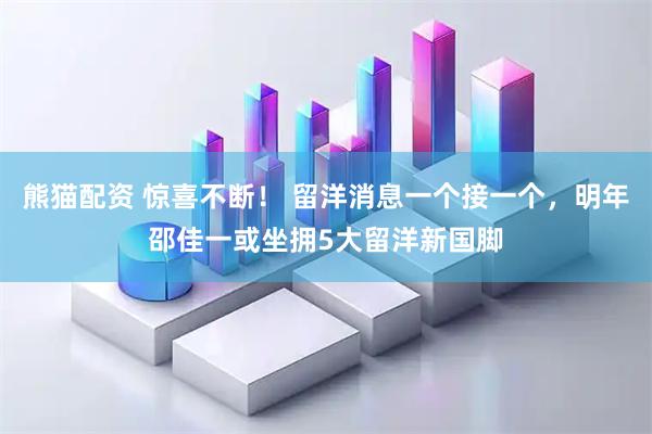 熊猫配资 惊喜不断！ 留洋消息一个接一个，明年邵佳一或坐拥5大留洋新国脚