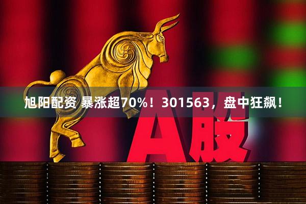 旭阳配资 暴涨超70%！301563，盘中狂飙！