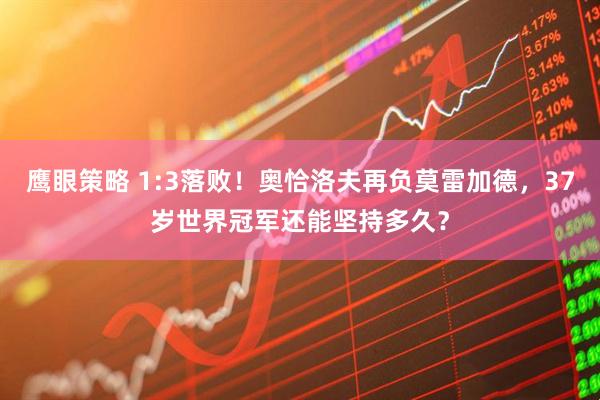 鹰眼策略 1:3落败！奥恰洛夫再负莫雷加德，37岁世界冠军还能坚持多久？