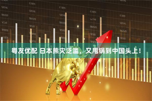 粤友优配 日本熊灾泛滥，又甩锅到中国头上！